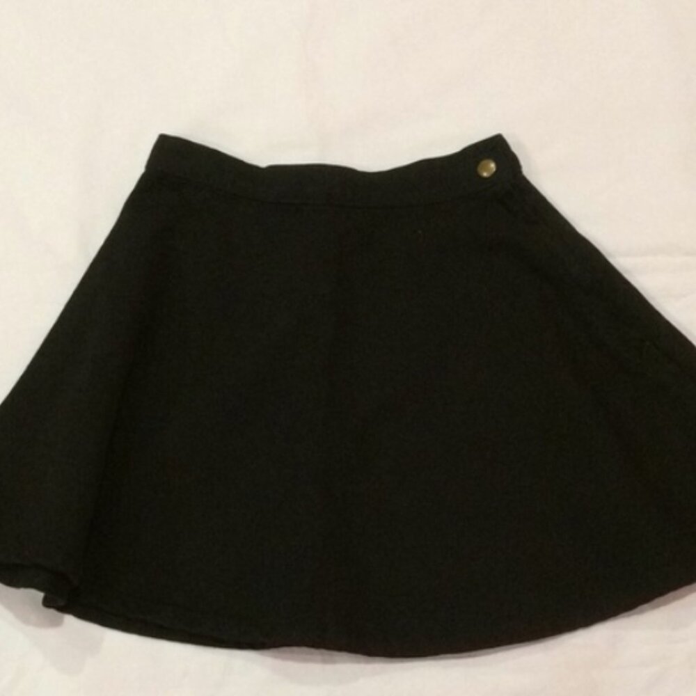 American Apparel black denim circle skirt - Picture 3 of 5